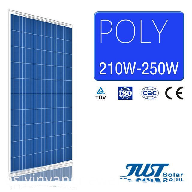 Alta calidad para paneles solares de polietileno de 245 vatios con precio barato